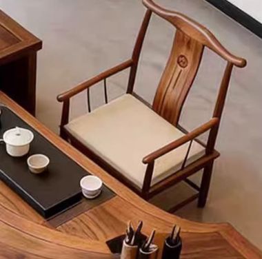 Bàn ghế phòng trà đẹp gỗ óc chó sang trọng phong cách Á Đông-BNG 021