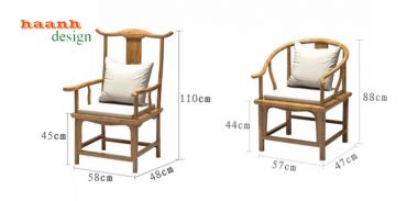 Bàn ghế phòng trà đời minh phong cách Á Đông BGN 008