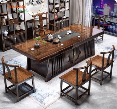 Bàn ghế gỗ phòng trà đời minh độc đáo, truyền thống bền lâu. BGN 013
