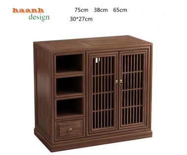Nội thất đồ gỗ phòng trà phong cách á đông chất lượng BGN 006