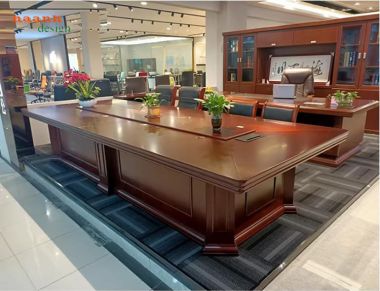 Bàn ghế hội nghị gỗ sồi cao cấp cho văn phòng chuyên nghiệp-PHH 014