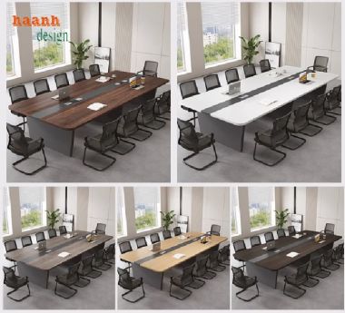 Bàn hội nghị gỗ hiện đại cao cấp – Sang trọng & bền bỉ-PHH 012