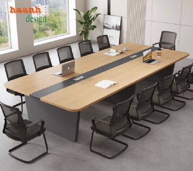 Bàn hội nghị gỗ hiện đại cao cấp – Sang trọng & bền bỉ-PHH 012