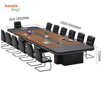 Mẫu bàn họp văn phòng đẹp bằng gỗ công nghiệp cao cấp-PHH 013