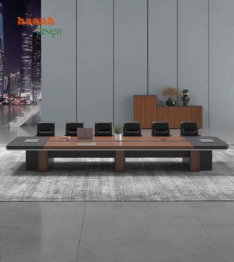 Mẫu bàn họp văn phòng đẹp bằng gỗ công nghiệp cao cấp-PHH 013