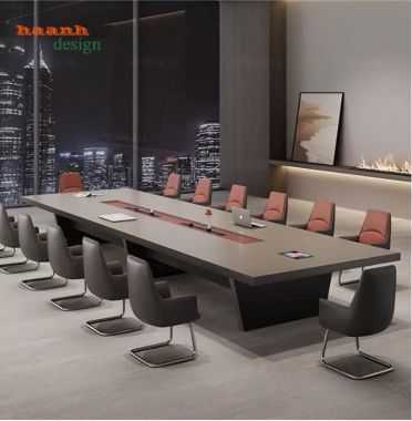 Mẫu bàn họp văn phòng bằng gỗ hiện đại được ưa chuộng hiện nay-PHH 015