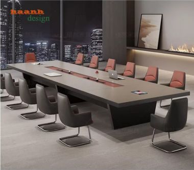 Mẫu bàn họp văn phòng bằng gỗ hiện đại được ưa chuộng hiện nay-PHH 015