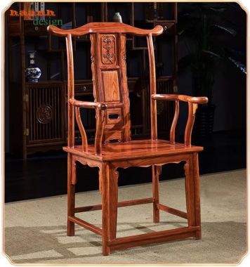 Bàn Làm Việc Gỗ Hương Giám Đốc Phong Cách Trung Hoa-BGG 003