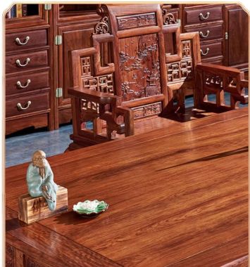 Bàn Làm Việc Gỗ Hương Giám Đốc Phong Cách Trung Hoa-BGG 003