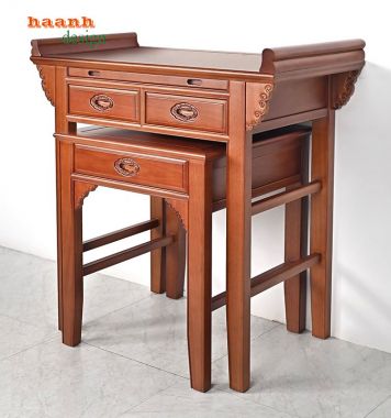 Bàn Thờ Gỗ Gia Tiên Nét Văn Hóa Tinh Hoa Của Người Việt-BTH 005