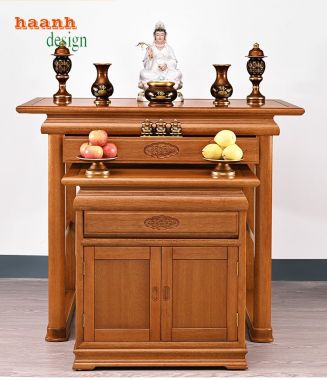 10 điều cần nâng cao không gian với bàn thờ gia tiên năm 2024-BTH 007