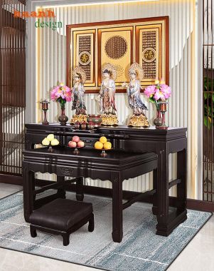 Tham khảo bàn thờ gia tiên đẹp từ thiết kế nổi bật-BTH 010