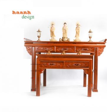 Bàn thờ đời minh giả cổ gỗ tự nhiên BTH 002
