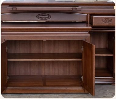 Mẫu bàn thờ Phật và gia tiên giả cổ Trung Quốc hai tầng-BTH 015