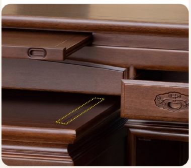 Mẫu bàn thờ Phật và gia tiên giả cổ Trung Quốc hai tầng-BTH 015