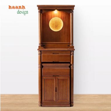 Khám Phá Sự Tinh Xảo Của Bàn Thờ Phật Gỗ Giả Cổ-BTP 006