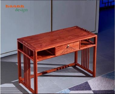 Mẫu bàn gỗ trang điểm đẹp bằng gỗ hương, gỗ gõ tự nhiên -BTD 006