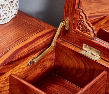 Bàn phấn trang điểm gỗ hương đẹp – Điểm nhấn không gian sống-BTD 004