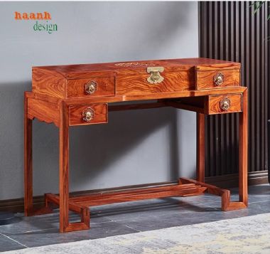 Bàn phấn trang điểm gỗ hương đẹp – Điểm nhấn không gian sống-BTD 004