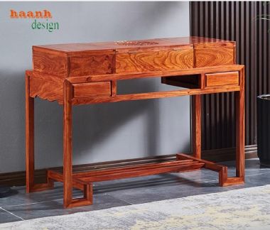 Bàn phấn trang điểm gỗ hương đẹp – Điểm nhấn không gian sống-BTD 004