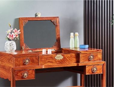 Bàn phấn trang điểm gỗ hương đẹp – Điểm nhấn không gian sống-BTD 004