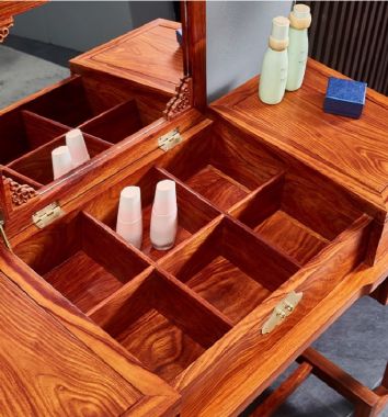 Bàn phấn trang điểm gỗ hương đẹp – Điểm nhấn không gian sống-BTD 004