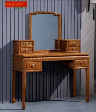Bàn trang điểm gỗ tự nhiên phong cách Á Đông BTD 001