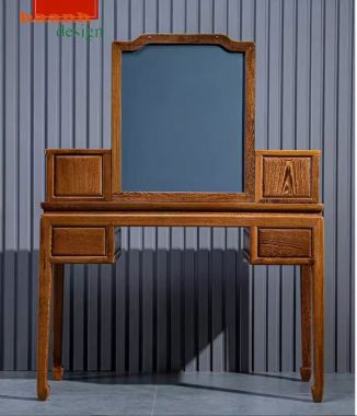 Bàn trang điểm gỗ tự nhiên phong cách Á Đông BTD 001