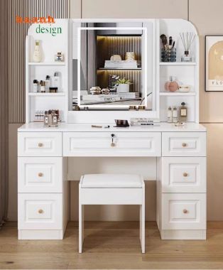 Bàn trang điểm gỗ công nghiệp giá tốt – Sang trọng và bền bỉ-BTH 006