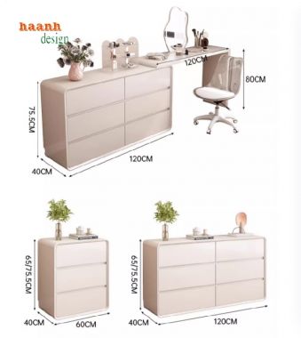 Tham khảo mẫu bàn phấn gỗ công nghiệp đẹp nhất-BTH 004
