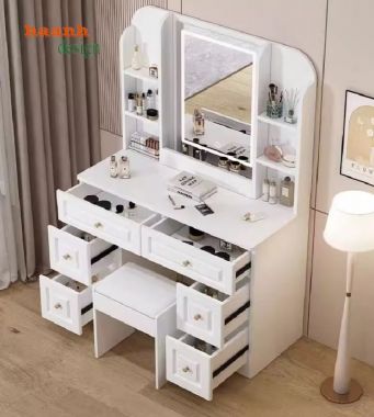 Bàn trang điểm gỗ công nghiệp giá tốt – Sang trọng và bền bỉ-BTH 006