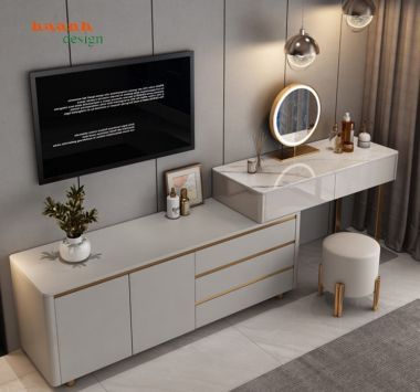 Bàn trang điểm gỗ công nghiệp hiện đại BTH001