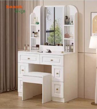 Bàn trang điểm gỗ công nghiệp giá tốt – Sang trọng và bền bỉ-BTH 006