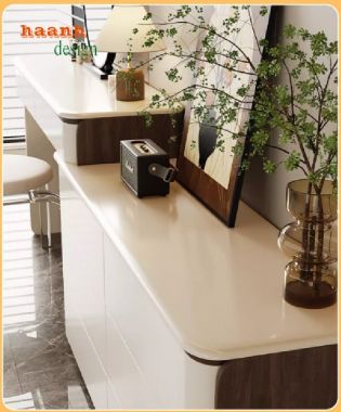 Làm đẹp không gian với bàn trang điểm gỗ công nghiệp-BTH 003