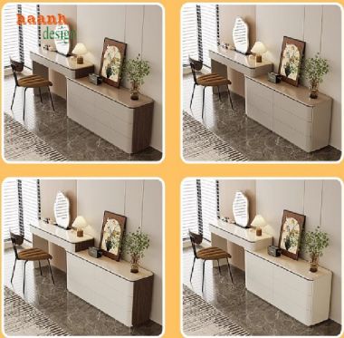 Làm đẹp không gian với bàn trang điểm gỗ công nghiệp-BTH 003