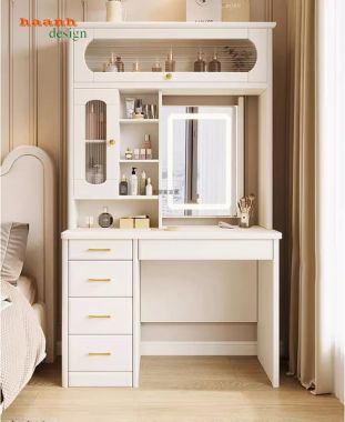 Bàn trang điểm hiện đại bằng gỗ MDF chống ẩm cao cấp-BTH 008