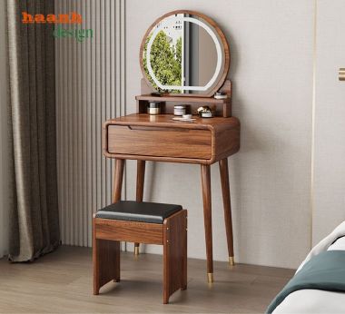 Sáng tạo không gian với bàn trang điểm gỗ hiện đại-BTH 003