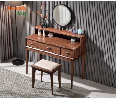 Trẻ trung với mẫu bàn trang điểm gỗ hiện đại-BTH 005