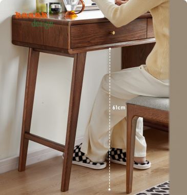 Tuyệt đẹp bàn trang điểm gỗ sồi cho không gian phòng ngủ-BTH 004