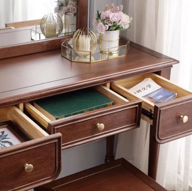 Bàn trang điểm cao cấp đẹp phong cách tân cổ điển châu Âu-BTA 013