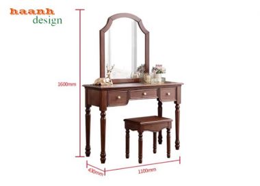 Bàn trang điểm cao cấp đẹp phong cách tân cổ điển châu Âu-BTA 013