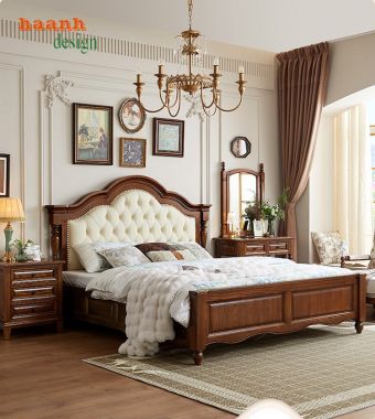 Trải nghiệm thẩm mỹ với bàn trang điểm tân cổ điển-BTA 004
