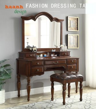 Tăng tính thẩm mỹ với bàn trang điểm tân cổ điển-BTA 003