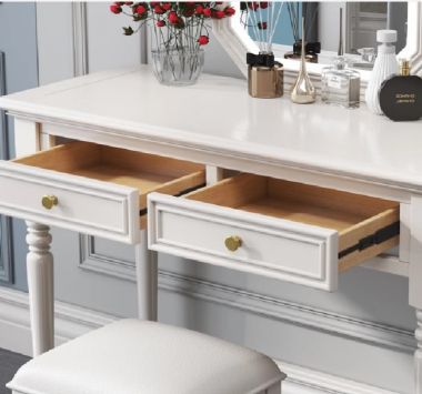 Đắm chìm trong thiết kế bàn trang điểm tân cổ điển gỗ sồi-BTA 006