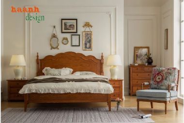 Bàn Trang Điểm Gỗ Tân Cổ Điển – Nét Sang Trọng Cho Phòng Ngủ-BTA 008