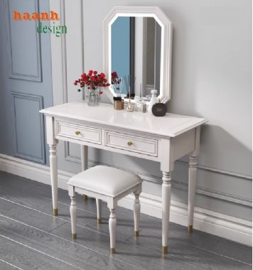 Đắm chìm trong thiết kế bàn trang điểm tân cổ điển gỗ sồi-BTA 006