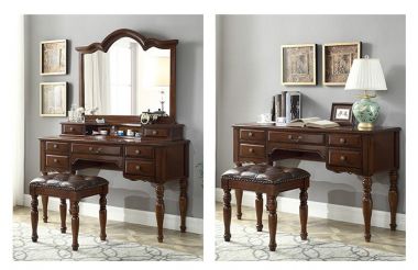 Tăng tính thẩm mỹ với bàn trang điểm tân cổ điển-BTA 003