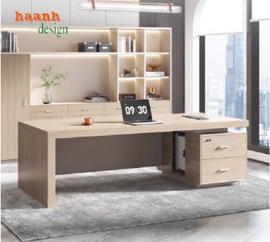 Hiện đại hóa không gian với bàn trưởng phòng gỗ công nghiệp-BTF 005