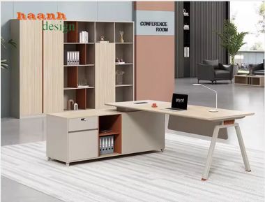 Bàn ghế trưởng phòng gỗ công nghiệp hiện đại BTF 002