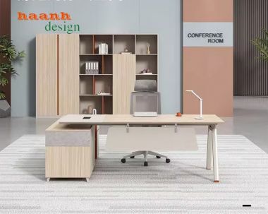 Bàn ghế trưởng phòng gỗ công nghiệp hiện đại BTF 002